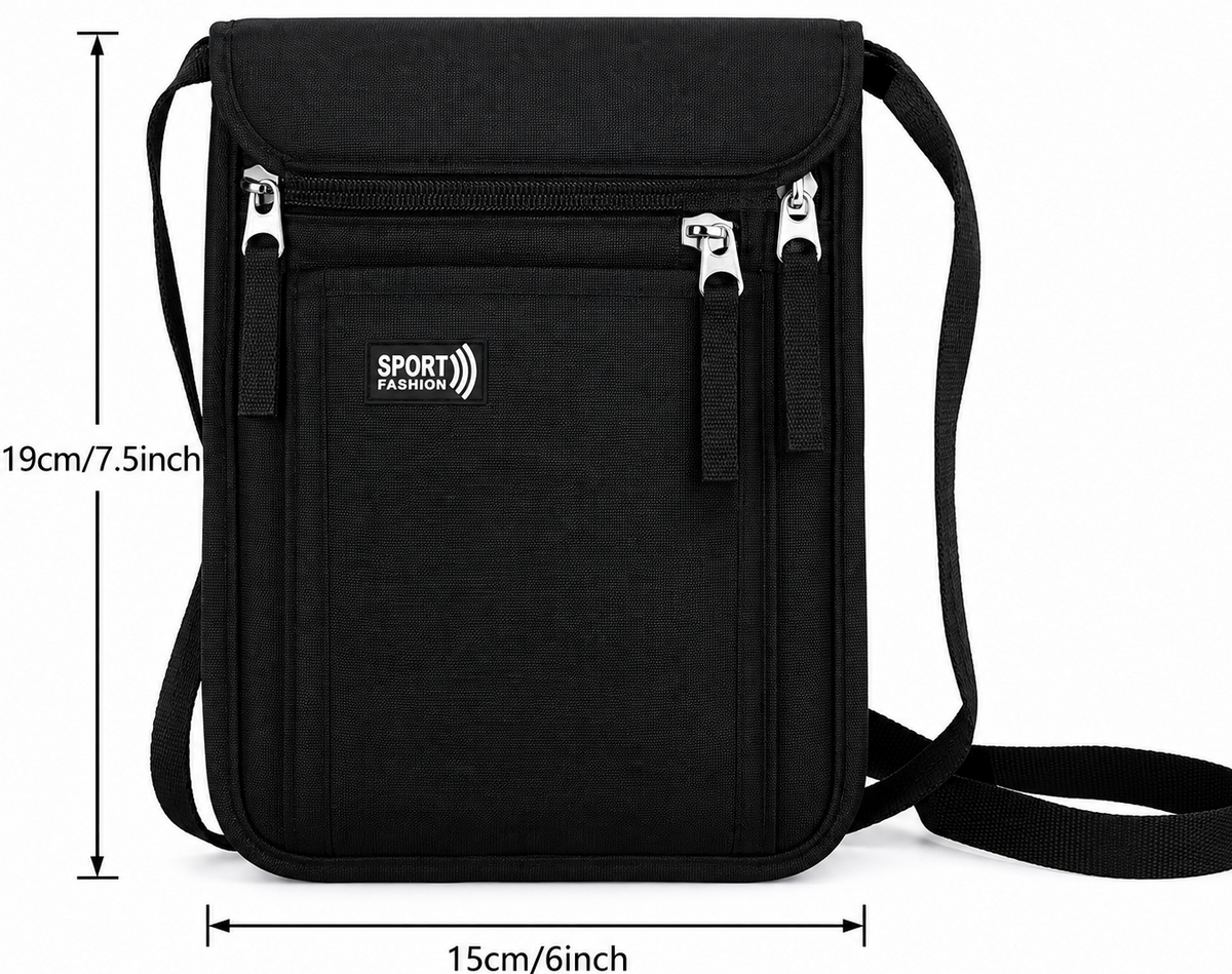 RFID Blocking Crossbody Pouch