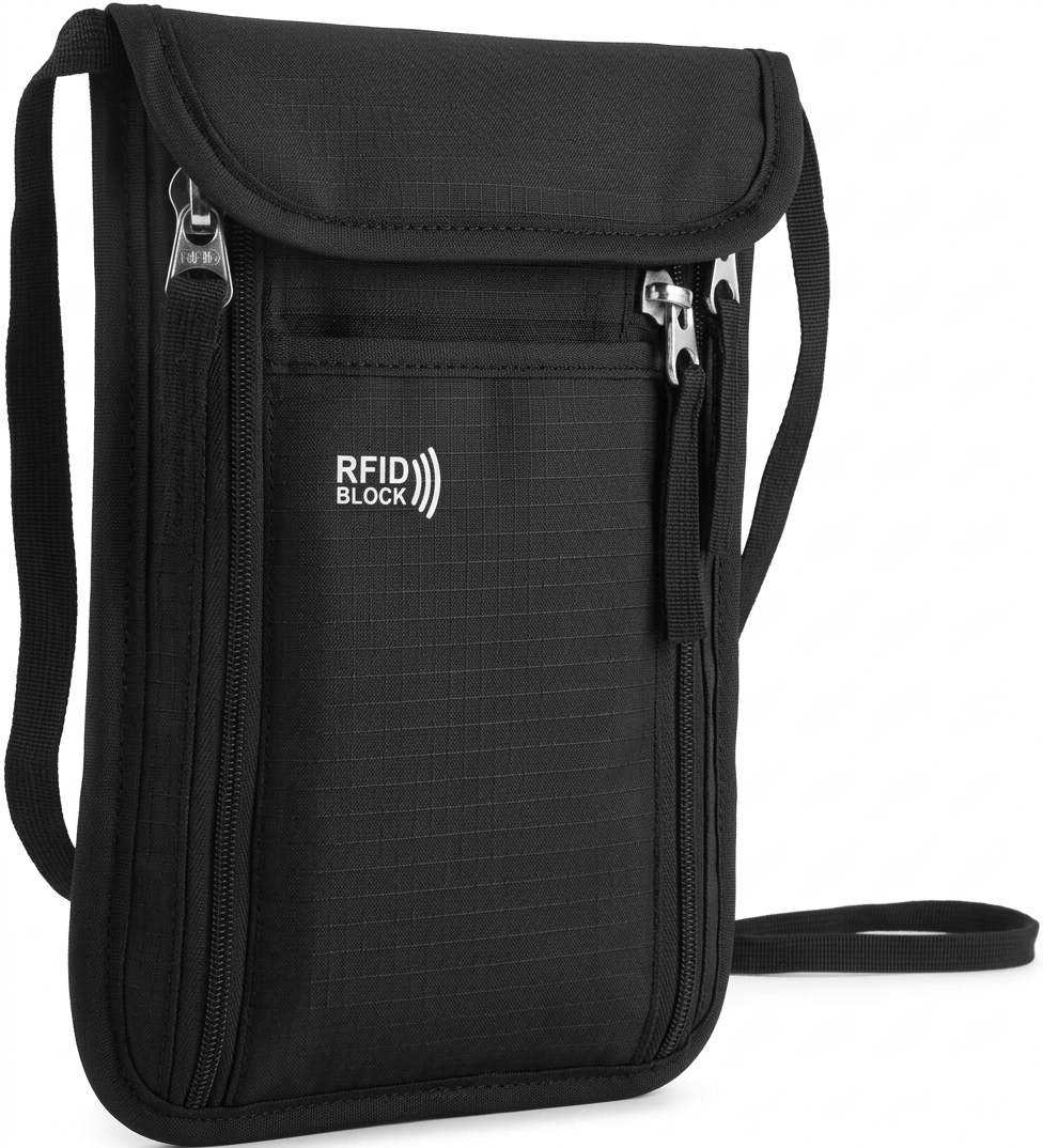 RFID Blocking Crossbody Pouch