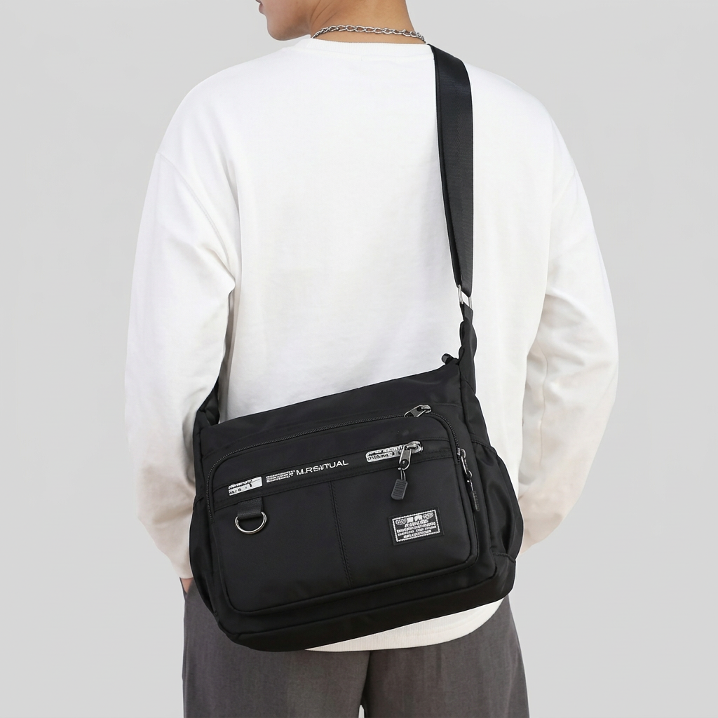 Large Crossbody Messenger Bag Waterproof Shoulder Bag for Everyday Essentials