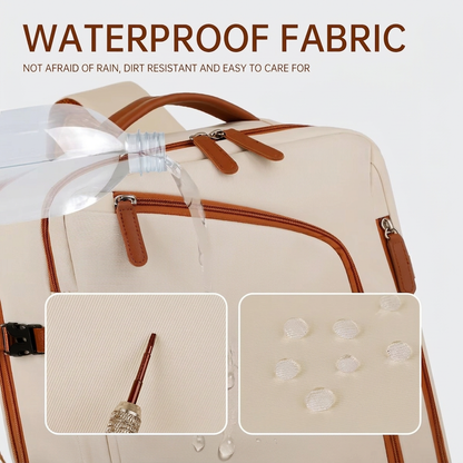 Lightweight Beige Backpack 21L – Unisex Casual Daypack