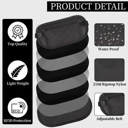 Running Waist Belt – Slim Hidden Travel