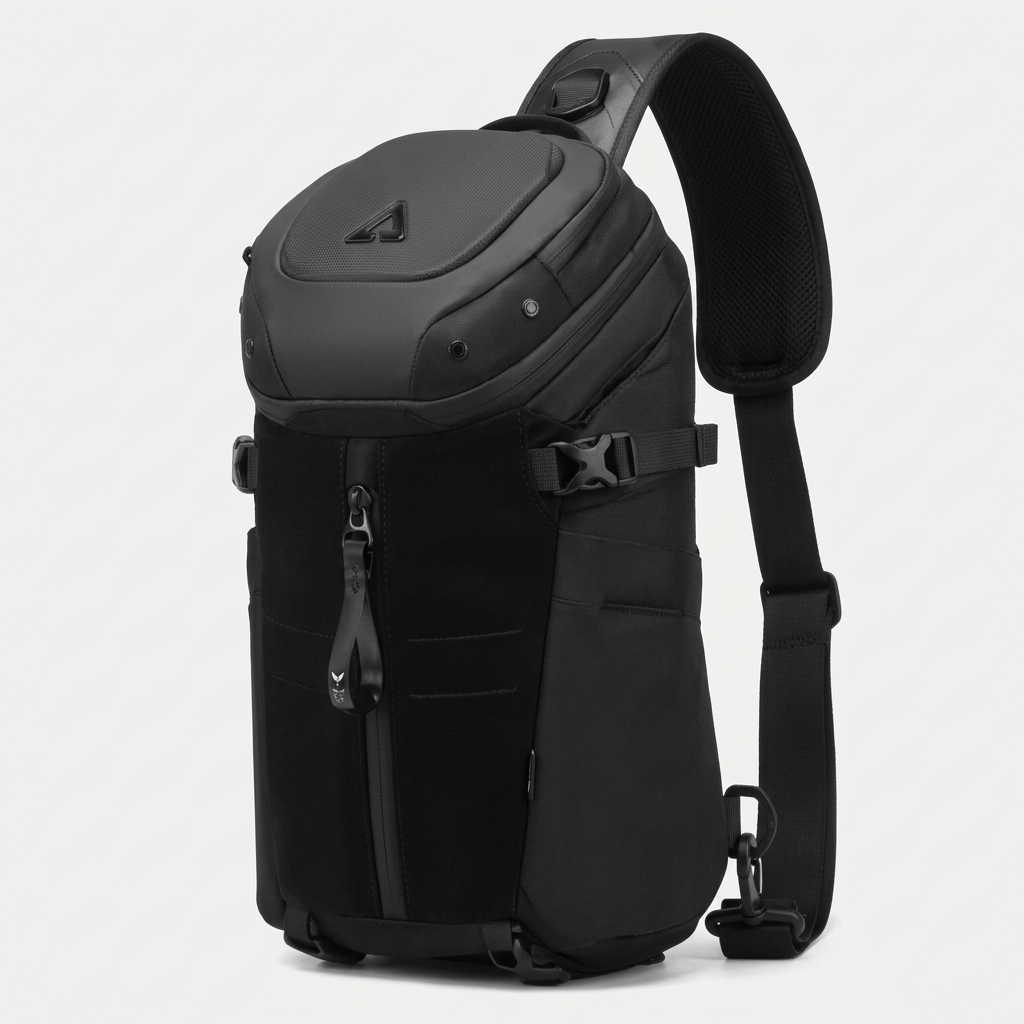Tactical Sling Bag Waterproof USB Charging Crossbody