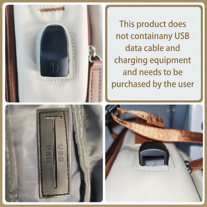 Lightweight Beige Backpack 21L – Unisex Casual Daypack